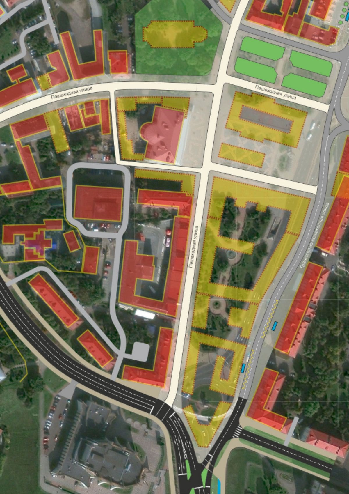 Таким вы не узнаете центр Гродно – план пешеходных улиц и новая магистраль вдоль Городничанки