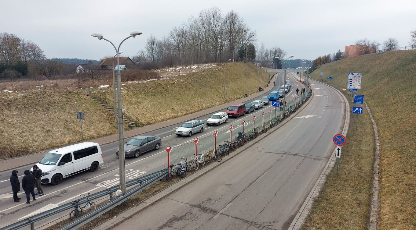 Бобровники закрыты фото граница Польша Беларусь