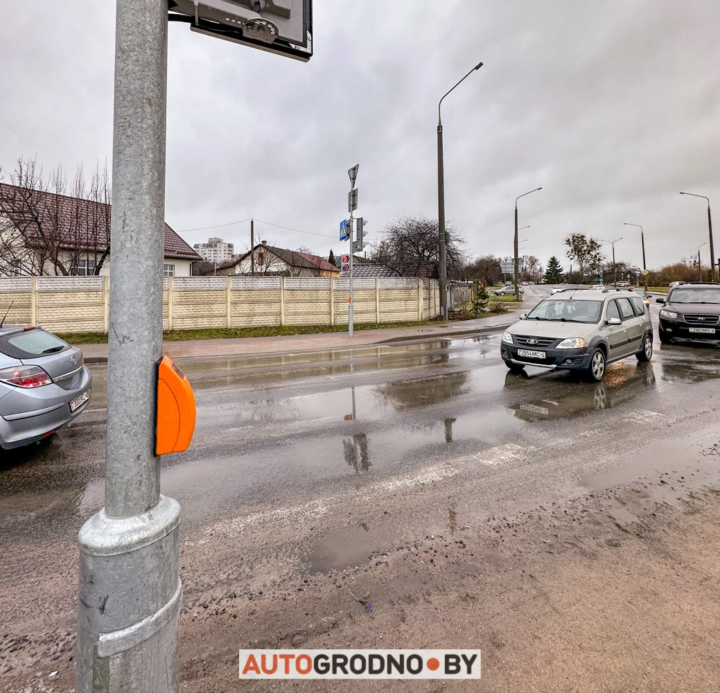 На кольце Тавлая в Гродно включили светофоры