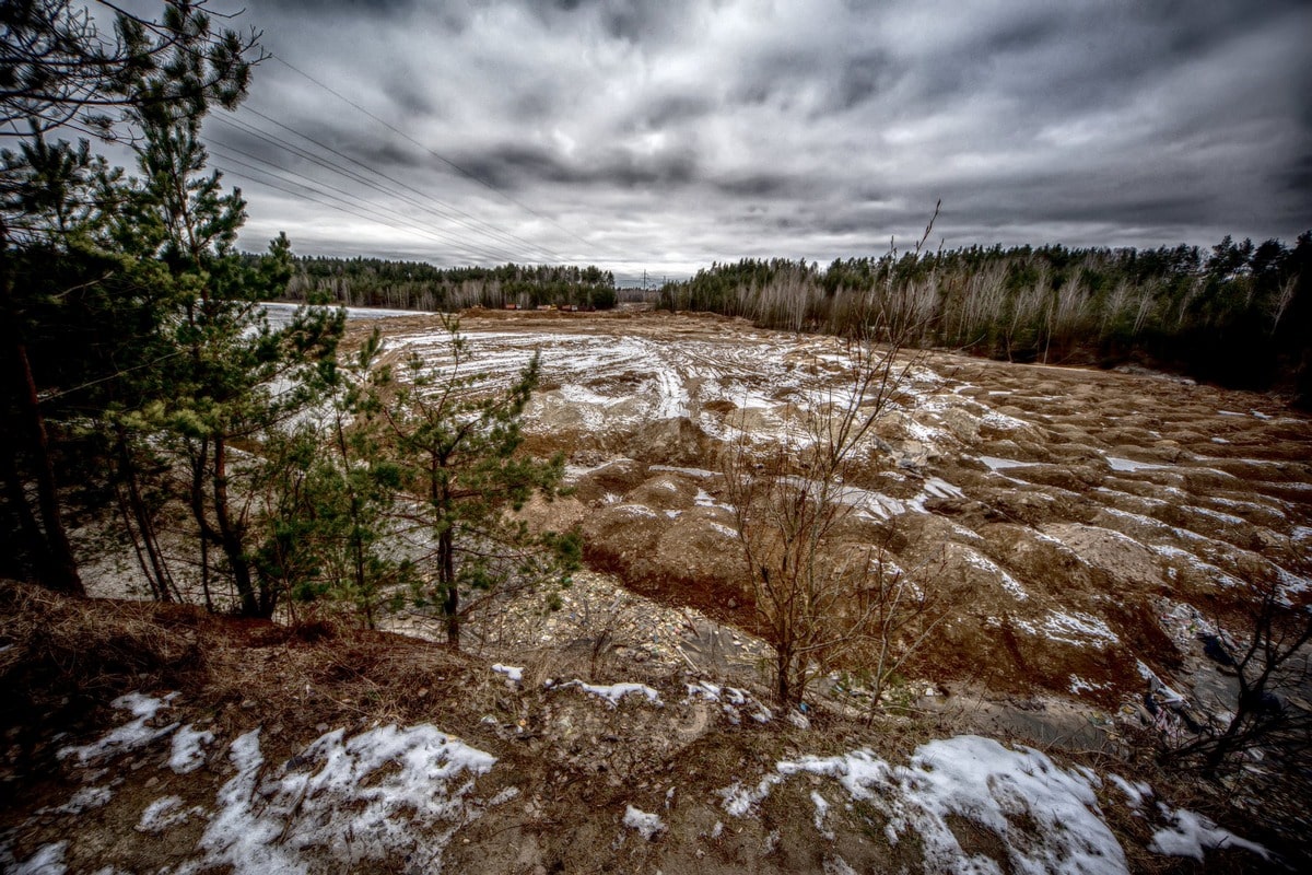 Карьер Зеленка возле Гродно засыпают