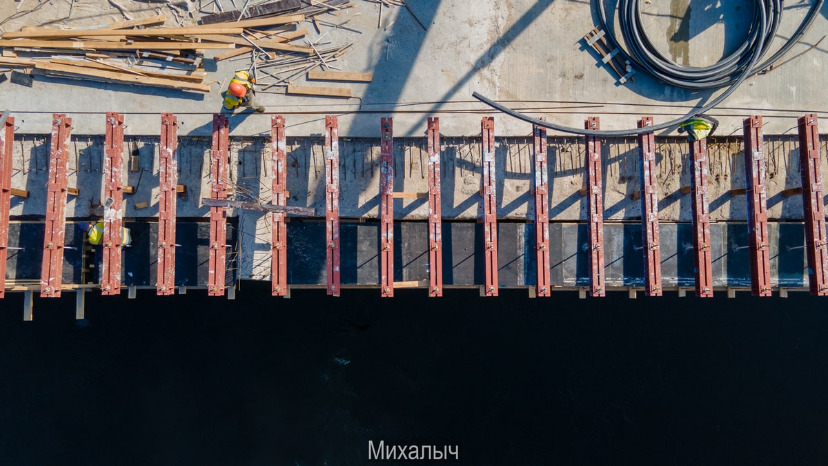 Реконструкция Нового моста в Гродно месяц до октрытия 2023