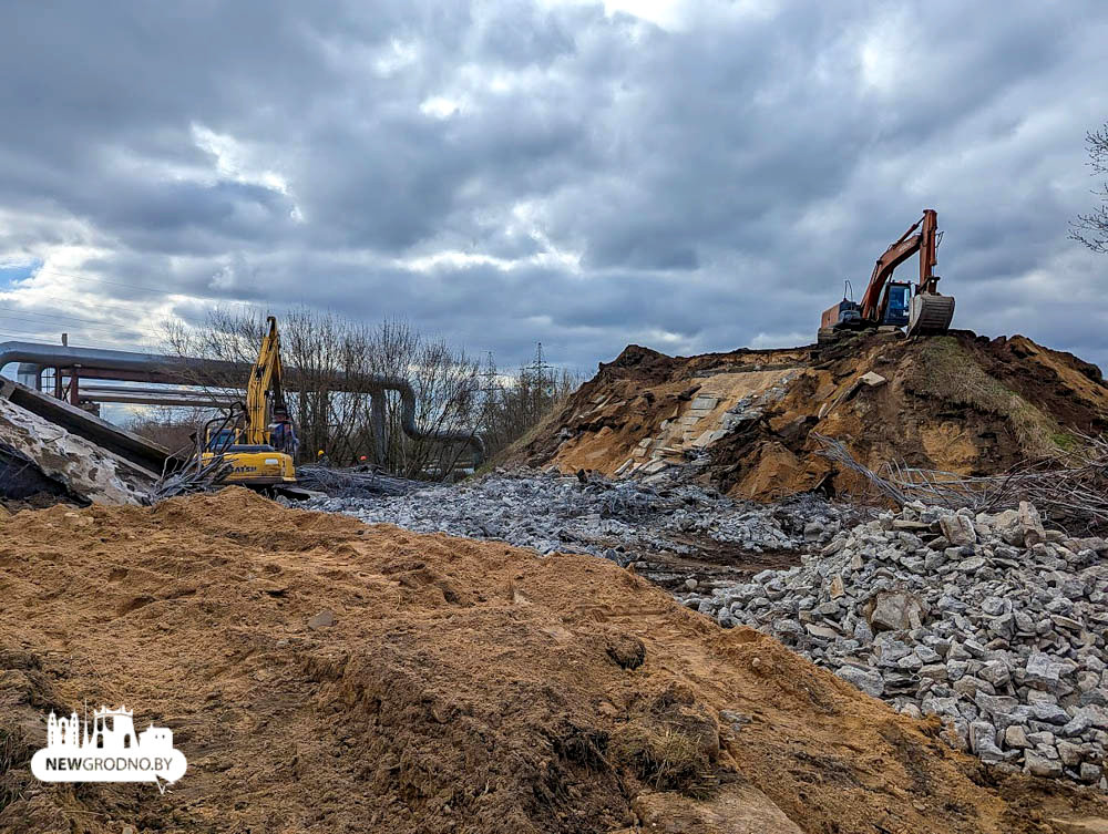 Путепровод на Скидельском шоссе больше не существует Гродно