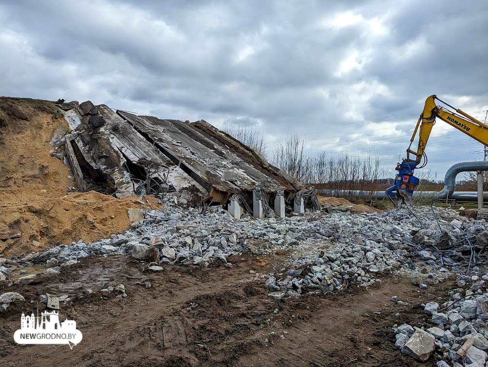 Путепровод на Скидельском шоссе больше не существует Гродно