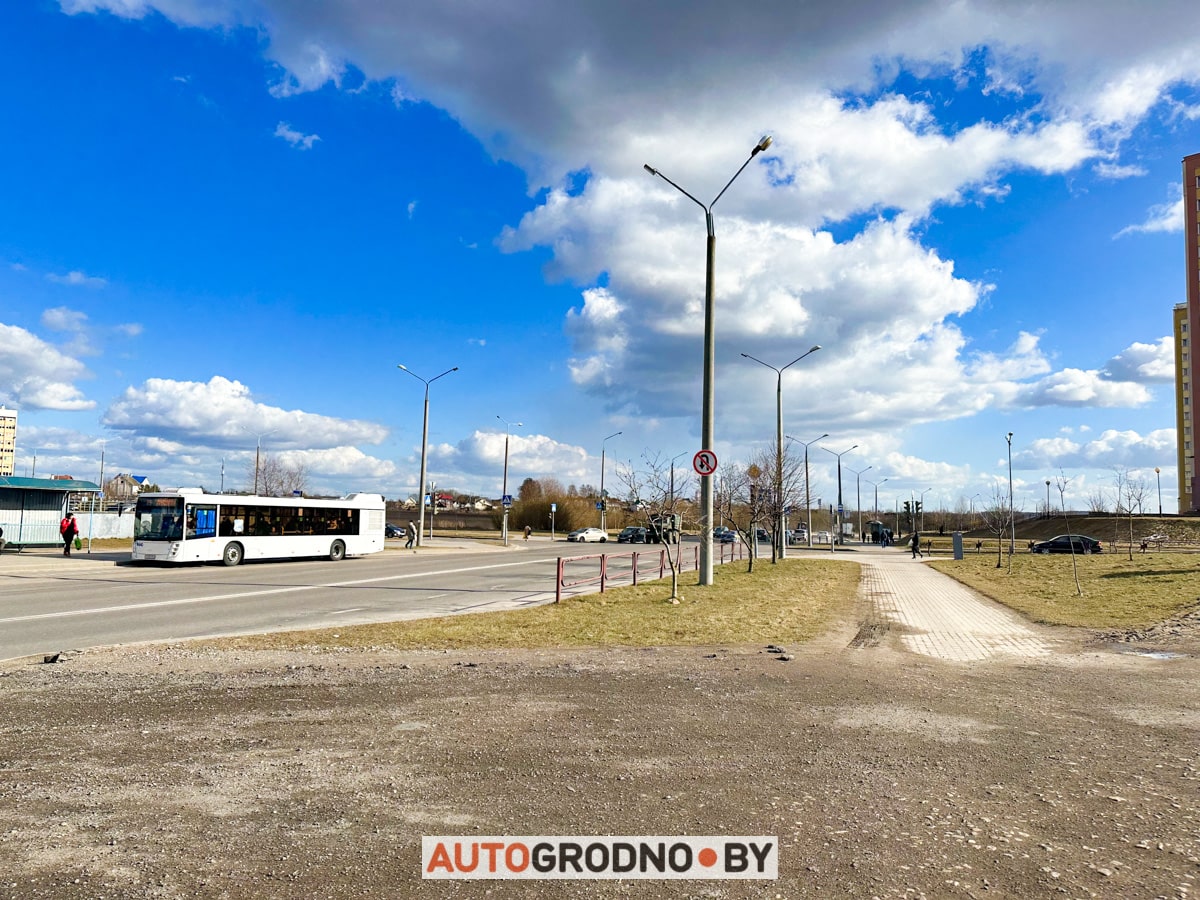 На Тавлая и Малыщинская в Гродно запретили разворот