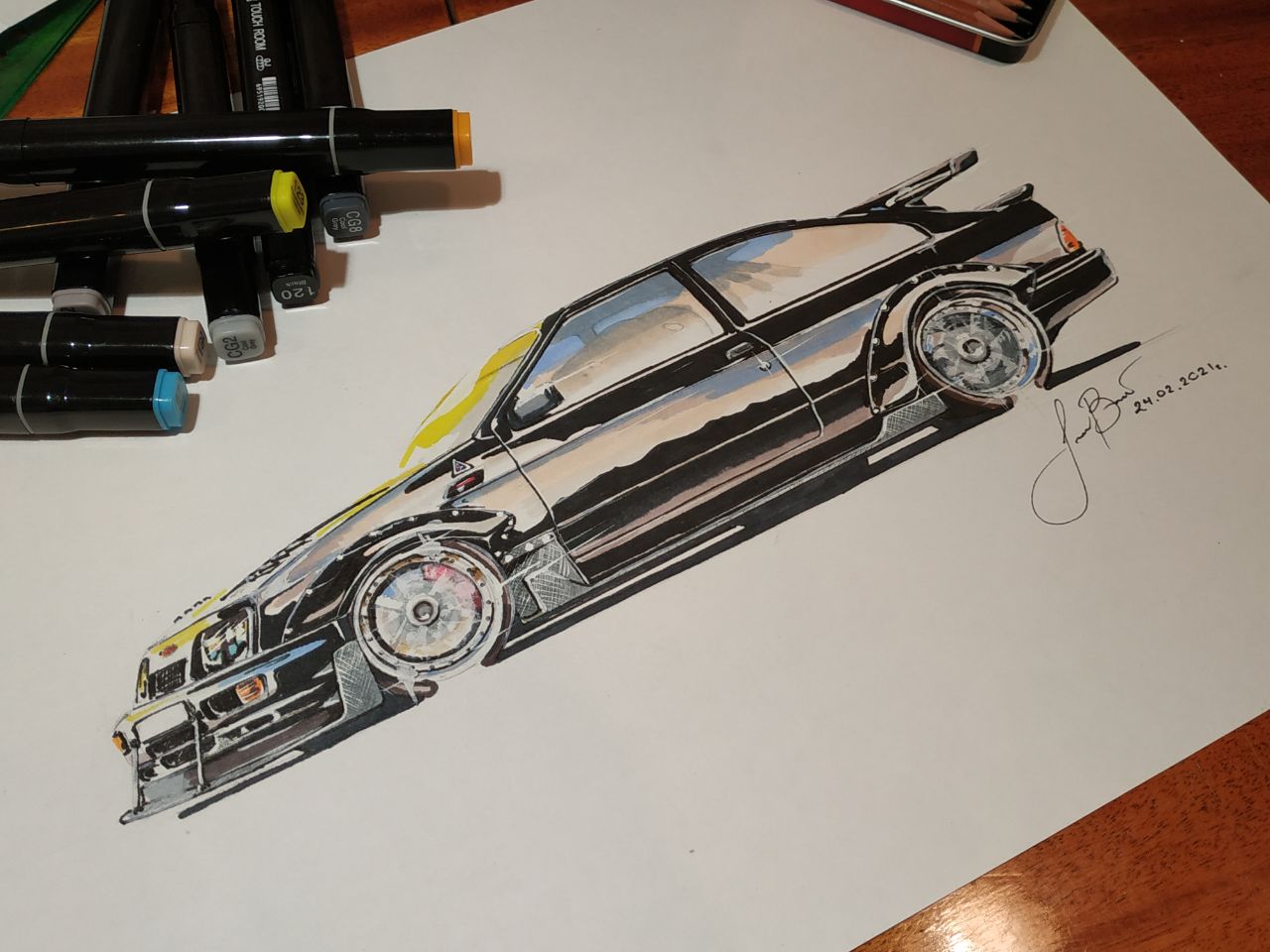 bezzubik ford sierra Cosworth RS500 Беларусь