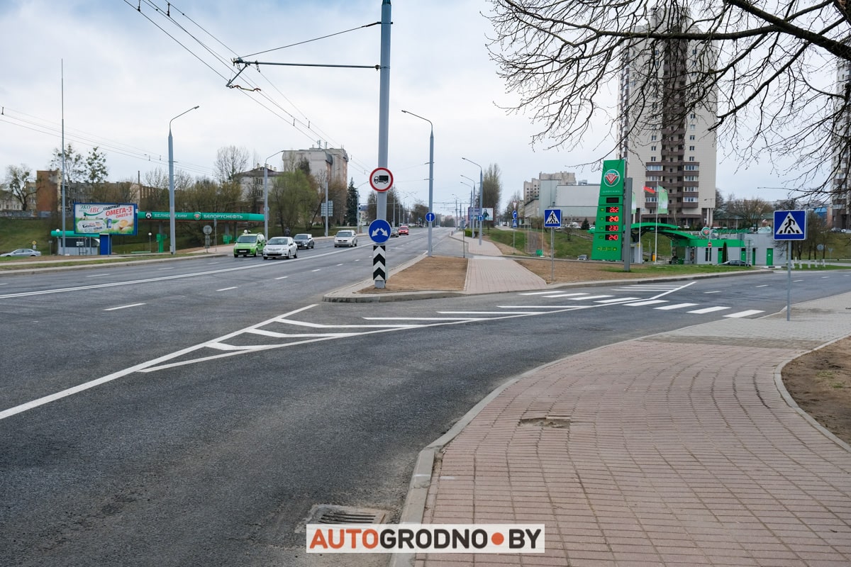 По Новому мосту в Гродно поехали первые автомобили. Репортаж при свете дня