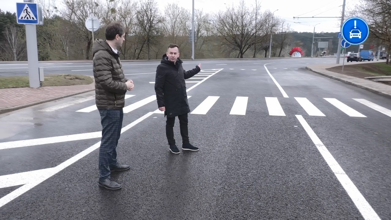 У Нового моста в Гродно изменили организацию движения. Изучаем