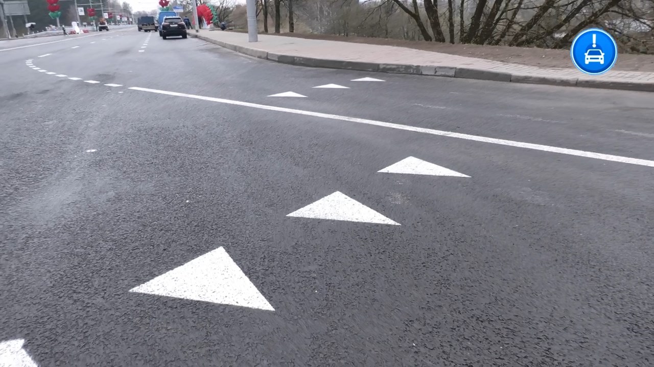 У Нового моста в Гродно изменили организацию движения. Изучаем