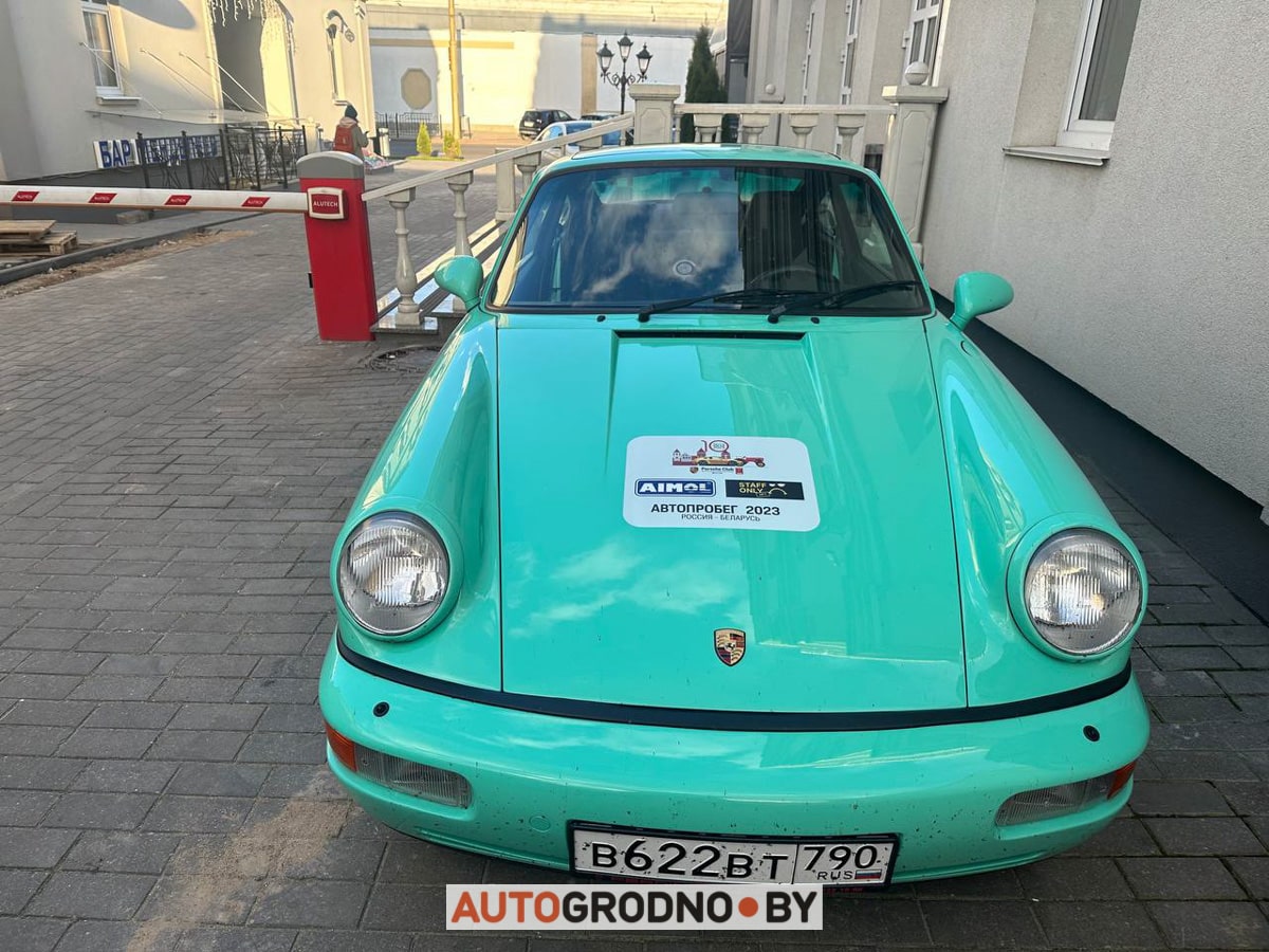 В Гродно прибыл Porsche Club Moscow