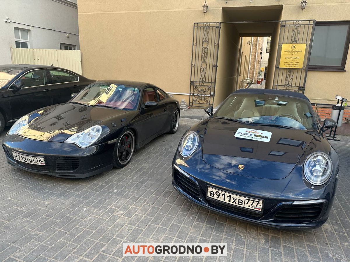 В Гродно прибыл Porsche Club Moscow