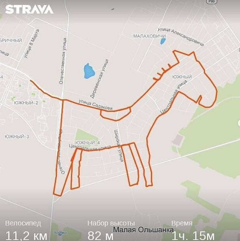 Рисунки GPS-навигатор Гродно на велосипеде