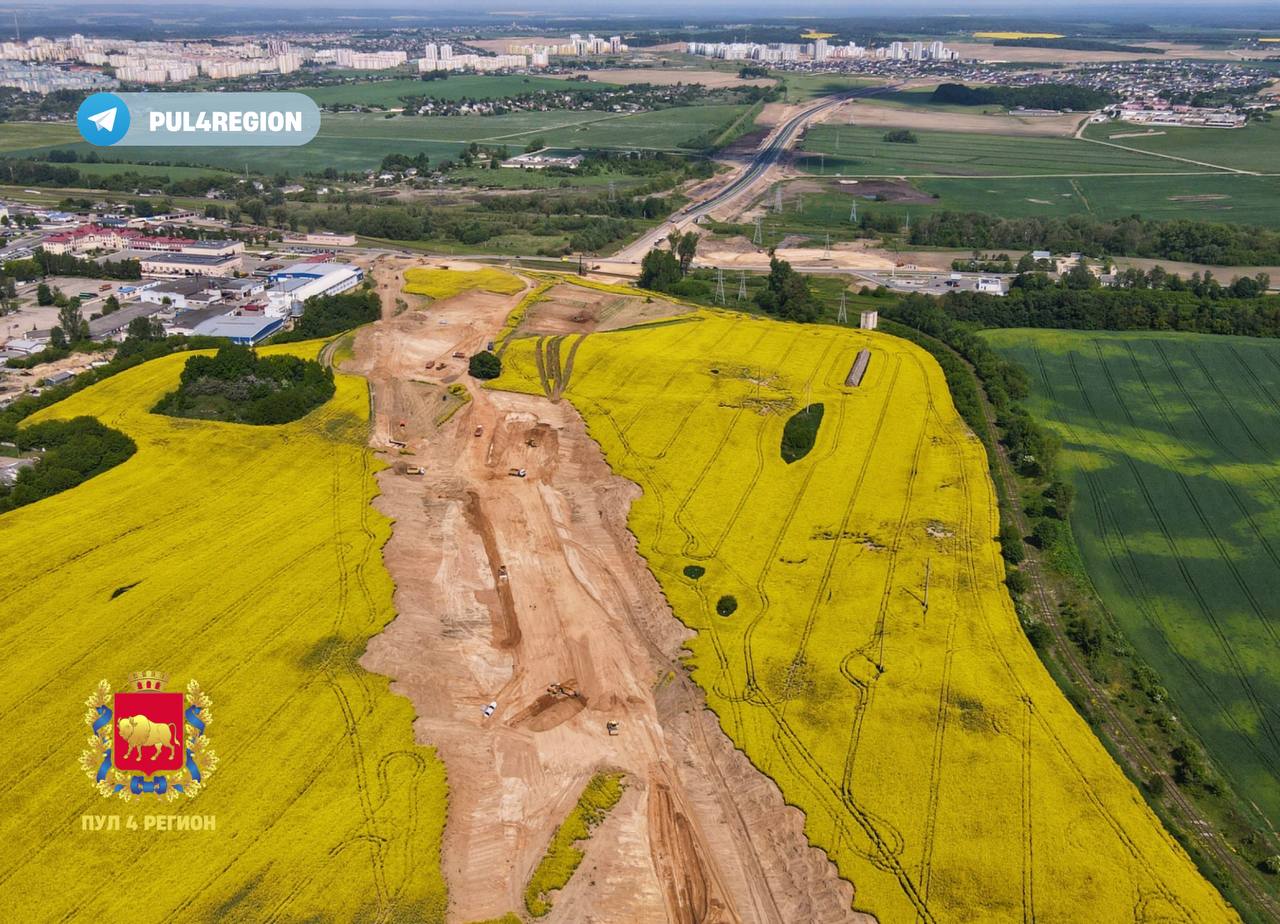 Строительство улицы Притыцкого в Гродно 2023