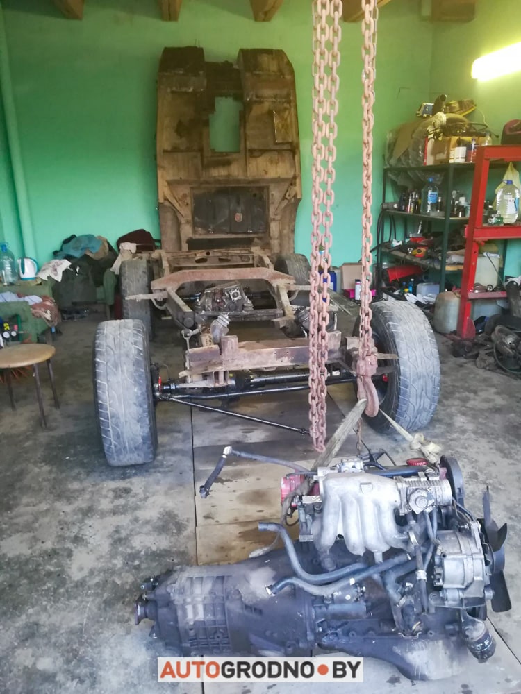 Белорусы поставил в ГАЗ 69 двигатель V6