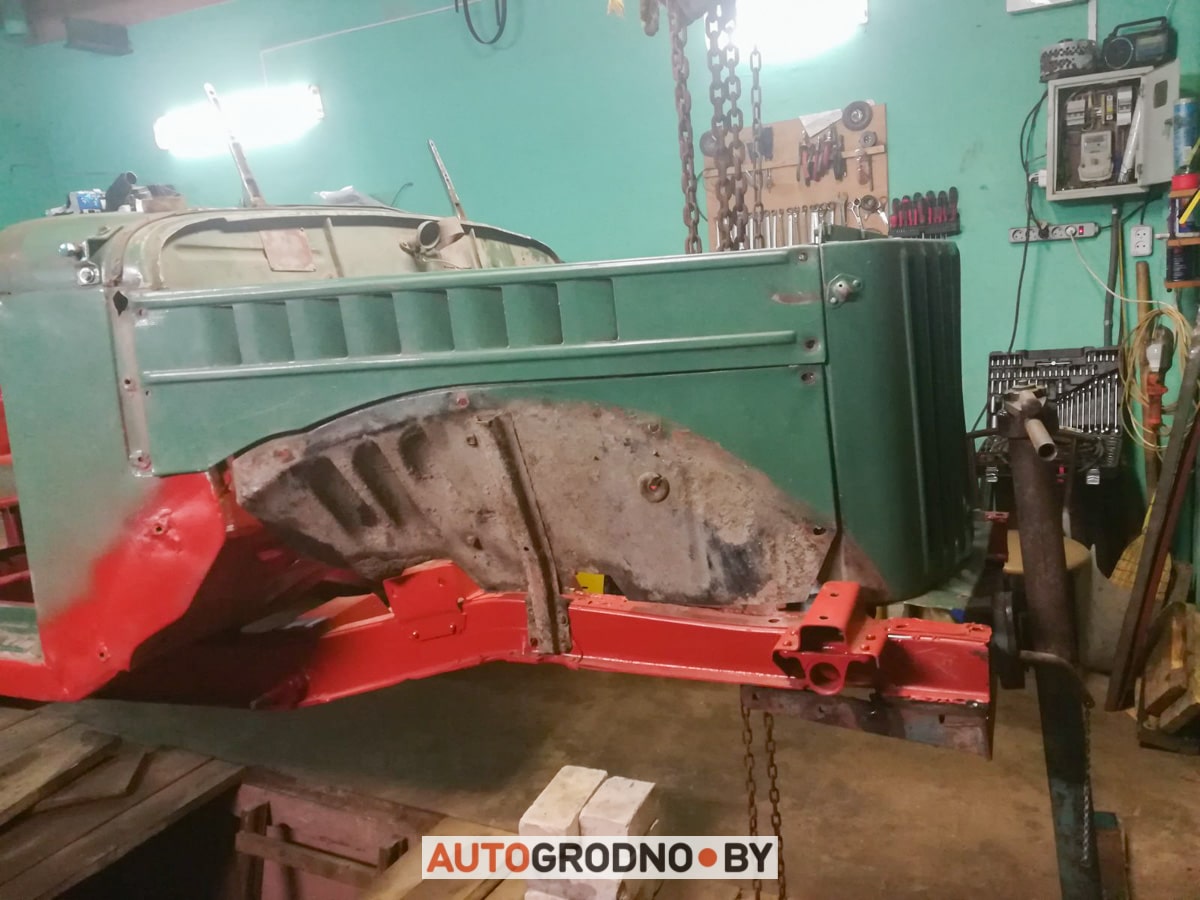 Белорусы поставил в ГАЗ 69 двигатель V6