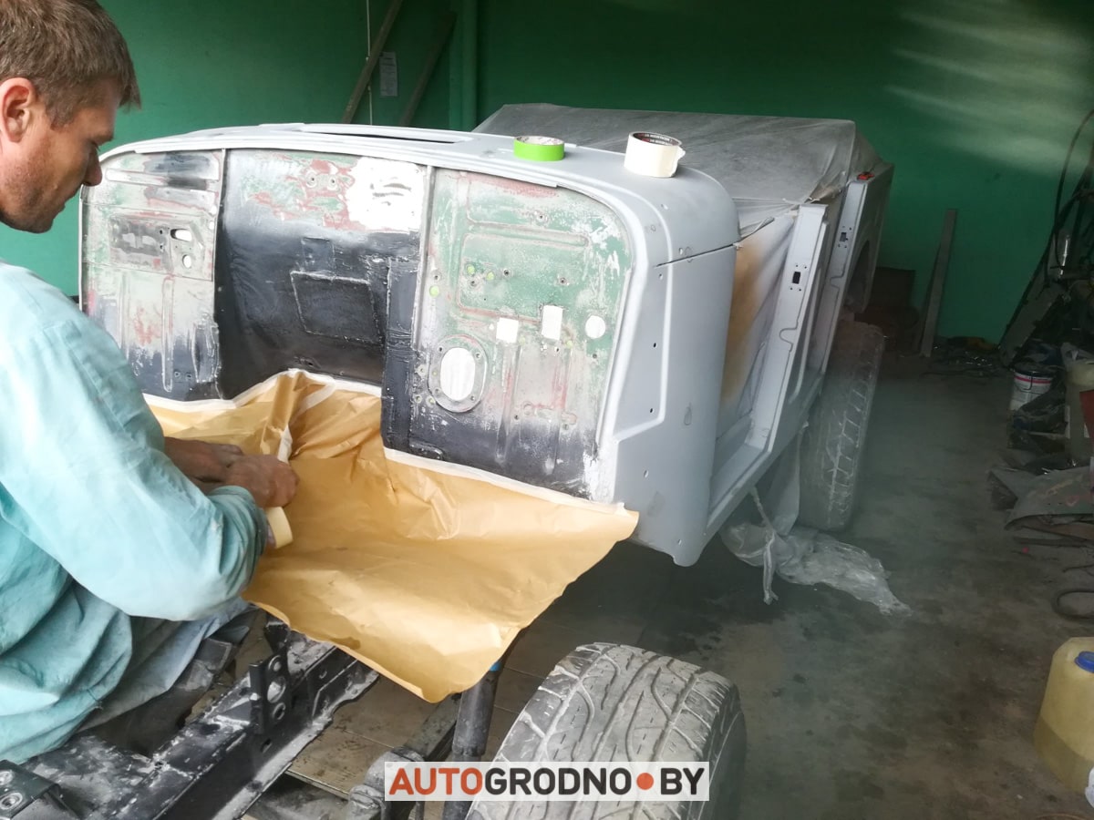 Белорусы поставил в ГАЗ 69 двигатель V6