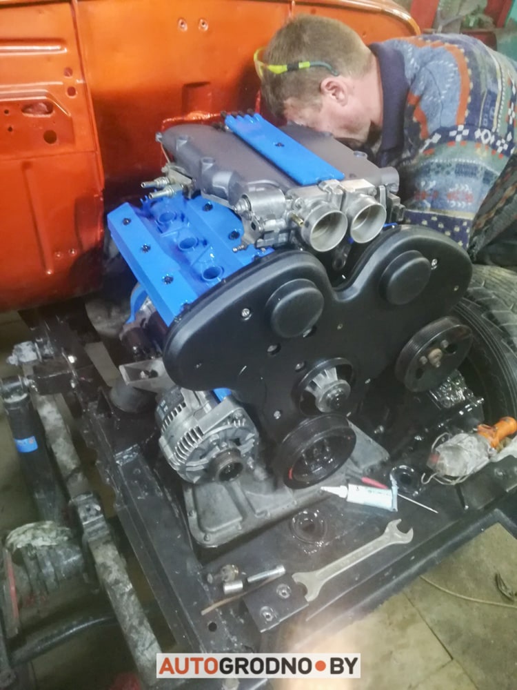 Белорусы поставил в ГАЗ 69 двигатель V6