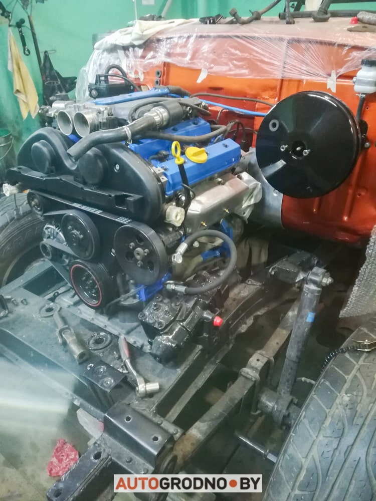 Белорусы поставил в ГАЗ 69 двигатель V6