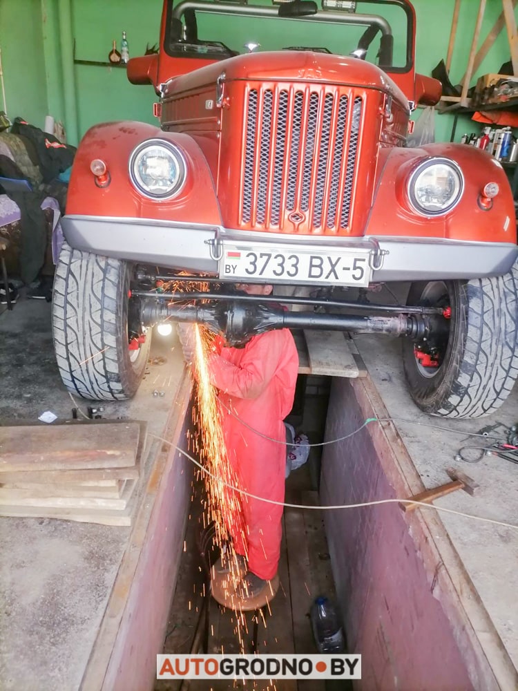 Белорусы поставил в ГАЗ 69 двигатель V6