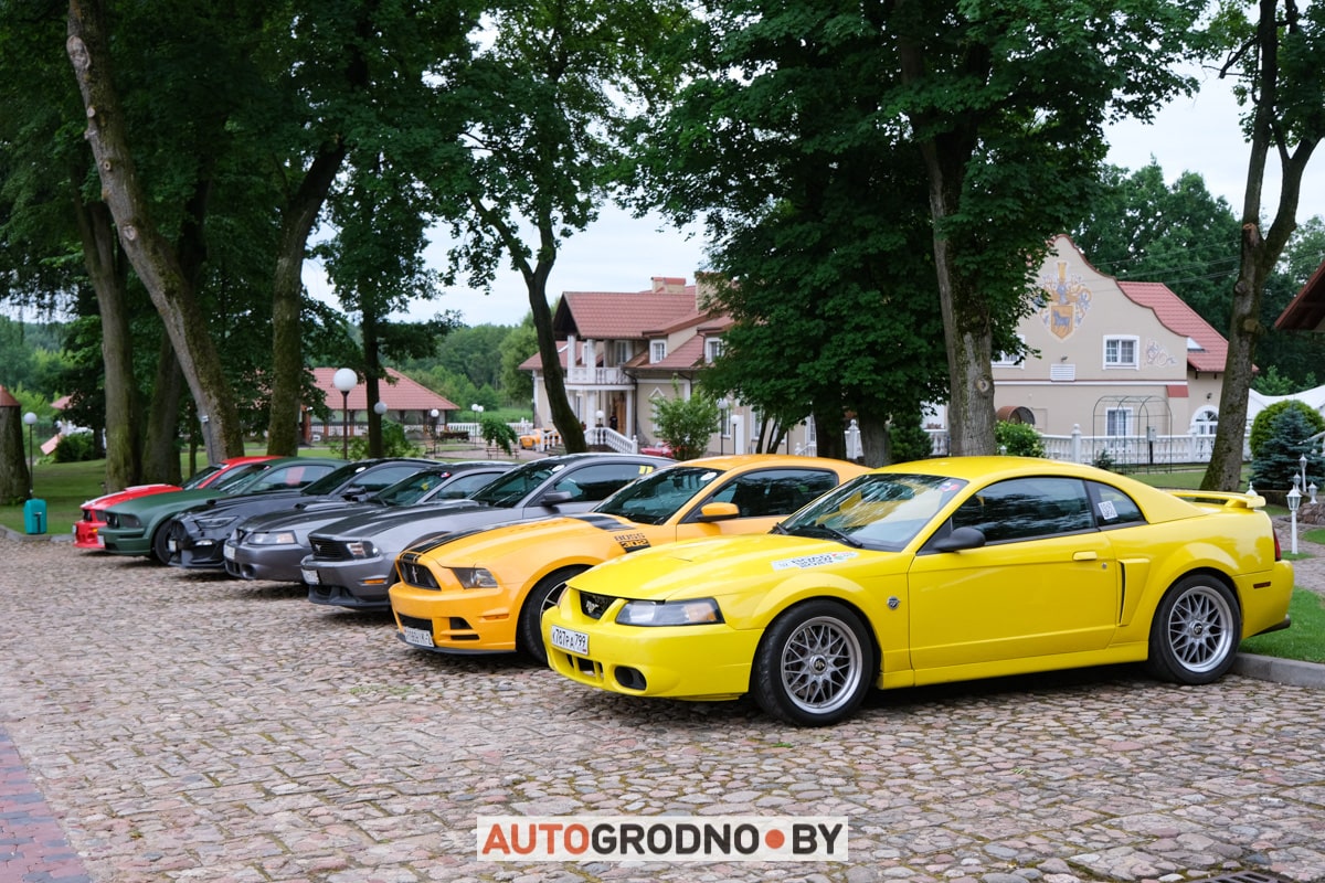 Мустанг клуб Россия - тур по Беларуси, Гродно