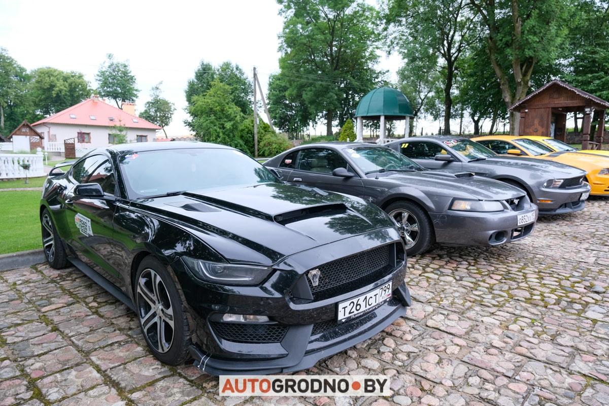 Мустанг клуб Россия - тур по Беларуси, Гродно