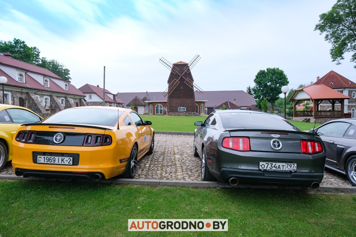 Мустанг клуб Россия - тур по Беларуси, Гродно