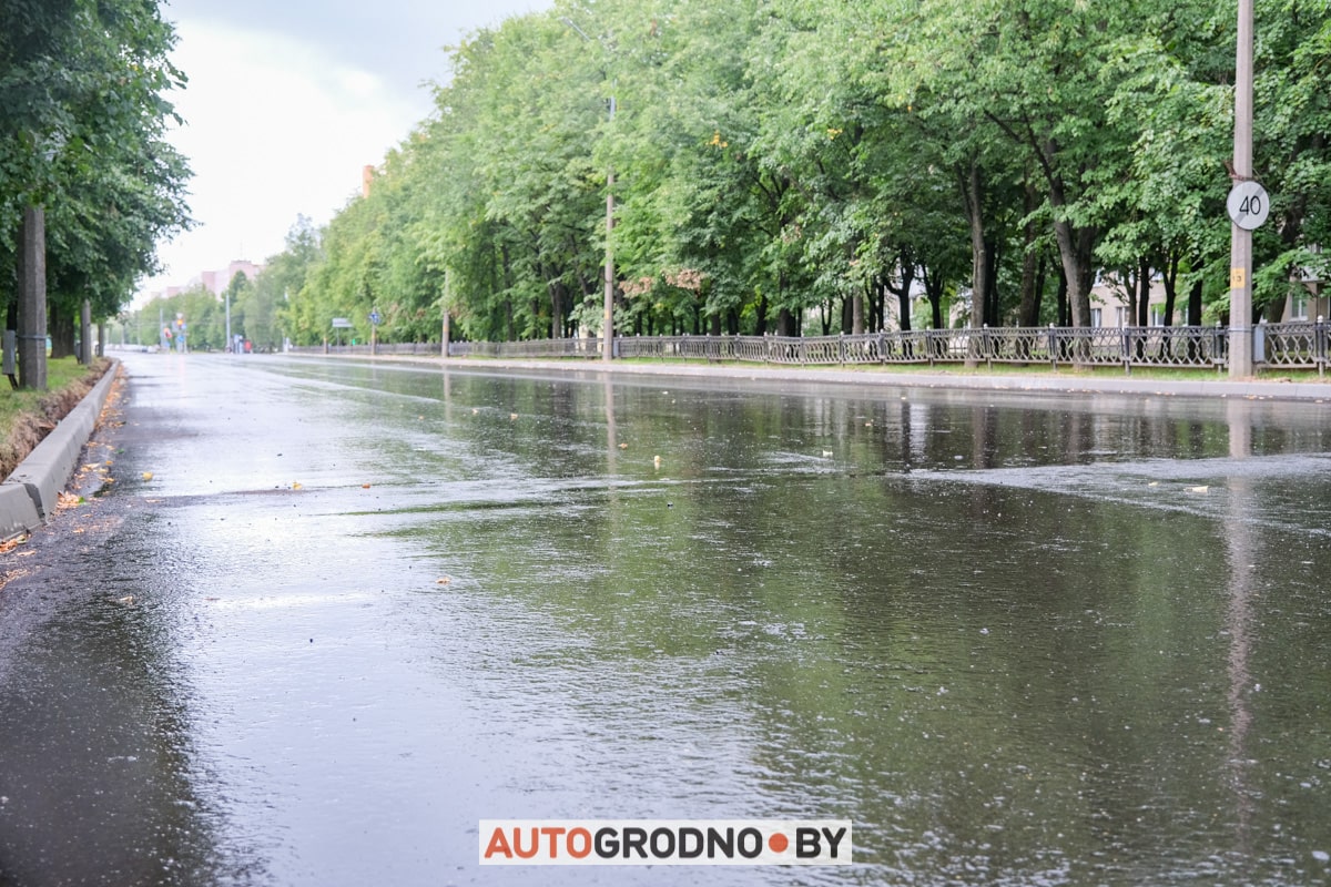 Проспект Строителей Гродно 2023 ремонт замена асфальта