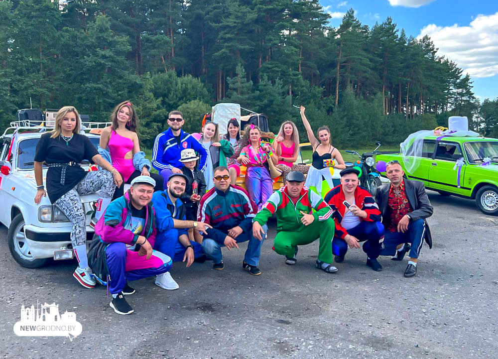 Свадьба в стиле 90-х в Волковыске