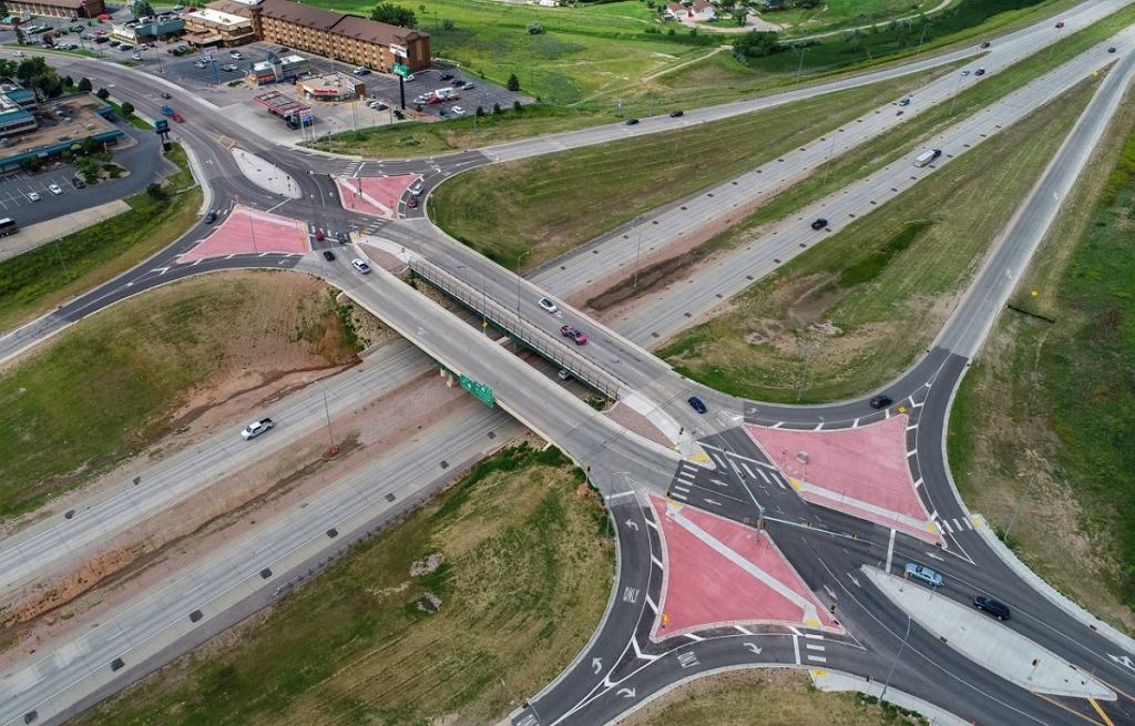 Гениальная дорожная развязка в США