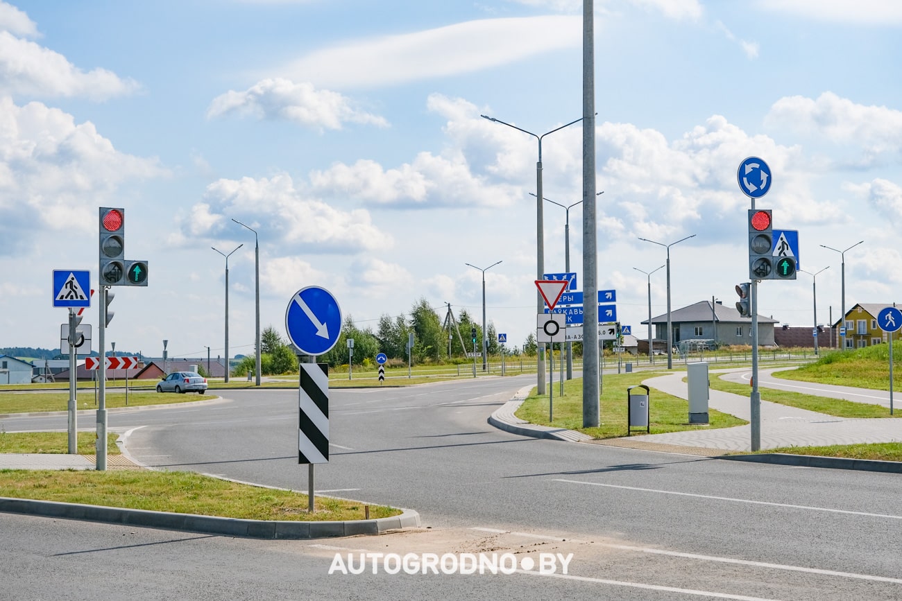 Кольцо Грандичи Гродно светофоры