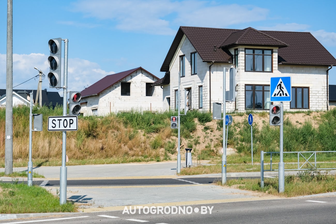 Кольцо Заболоть Гродно светофоры
