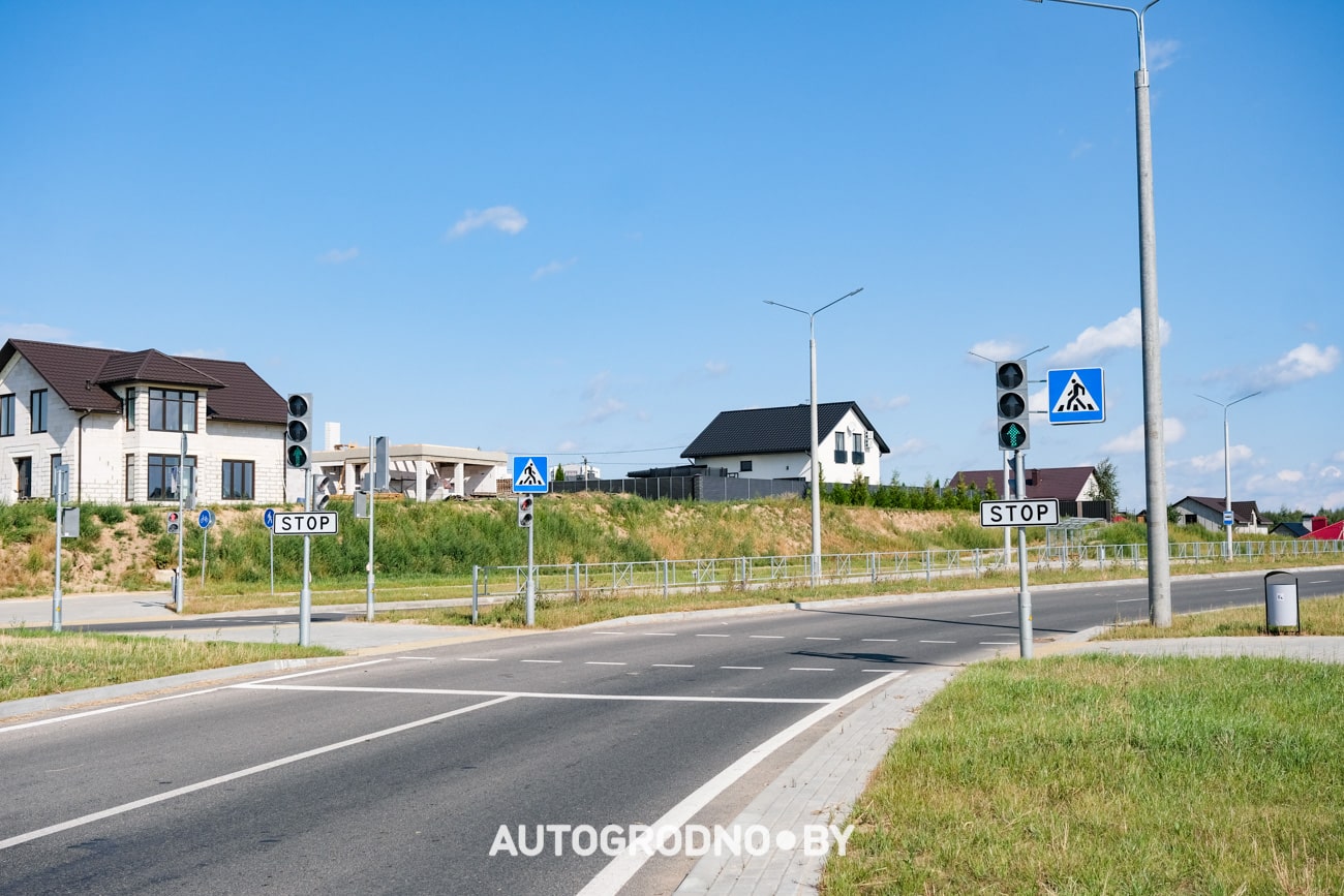 Кольцо Заболоть Гродно светофоры