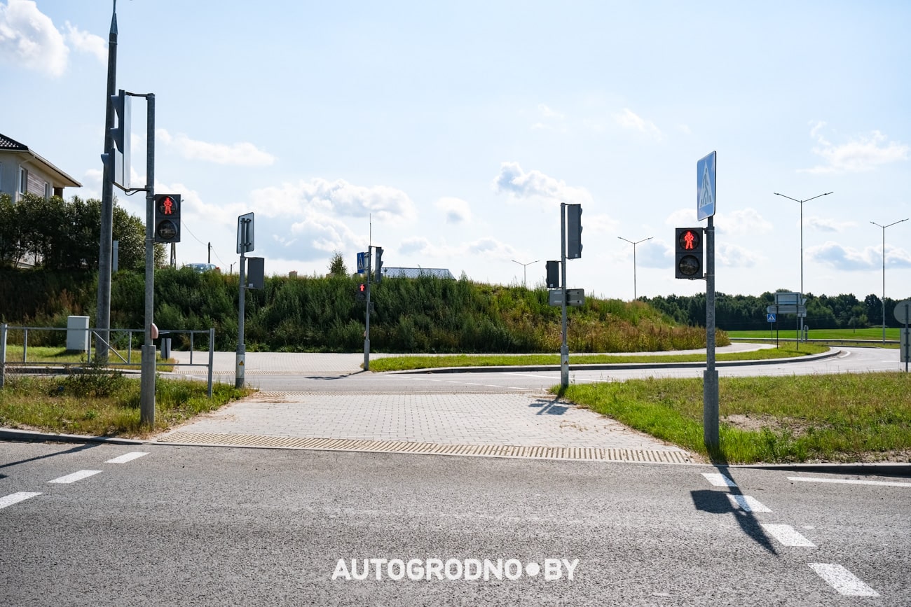Кольцо Заболоть Гродно светофоры