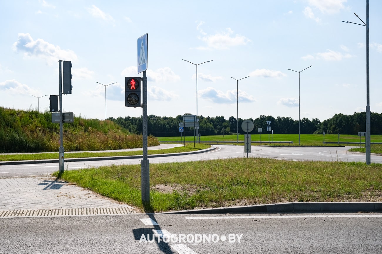 Кольцо Заболоть Гродно светофоры