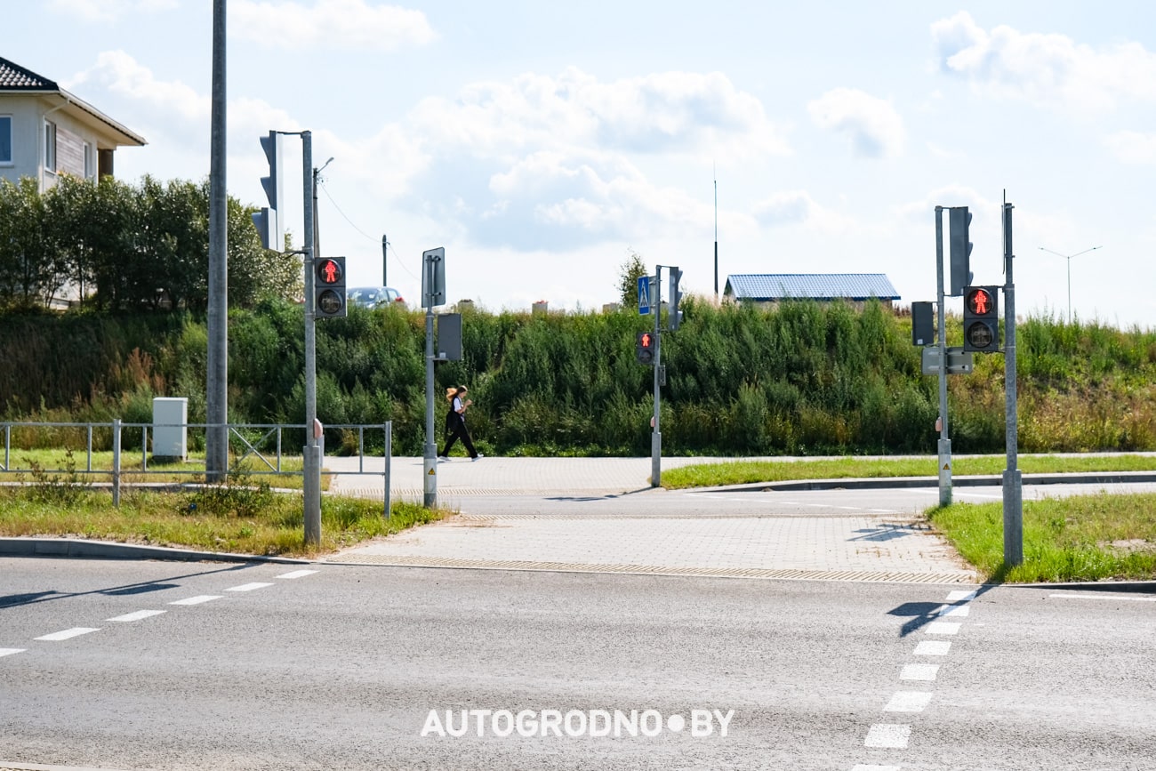 Кольцо Заболоть Гродно светофоры