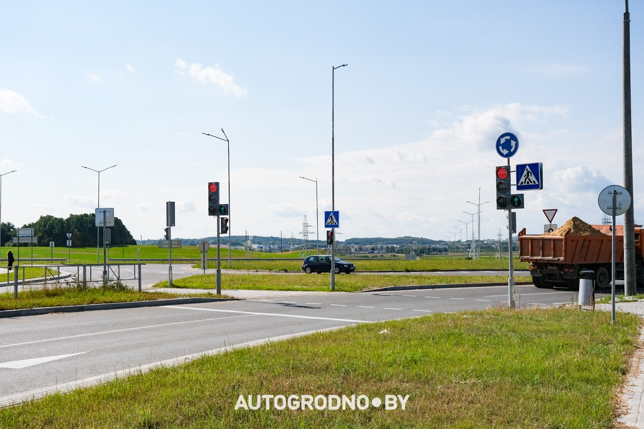 Кольцо Заболоть Гродно светофоры