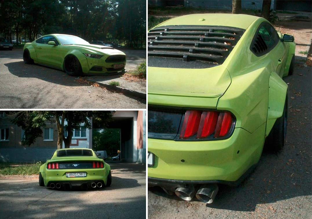 Крутой белорусский Ford Mustang найден заброшенным во дворах Минска