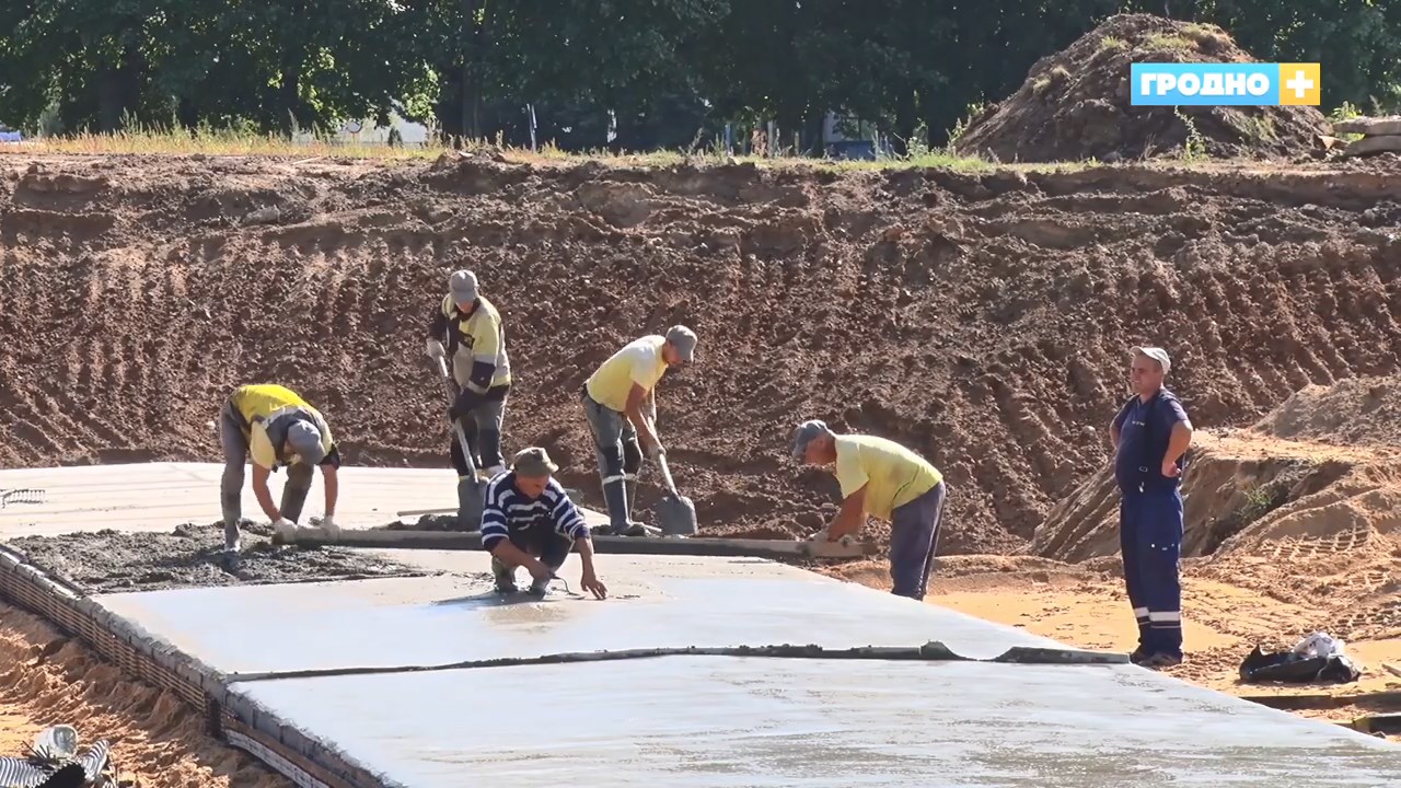 Строители готовятся к засыпке тоннеля над Озерским шоссе: как строят объездную дорогу Гродно