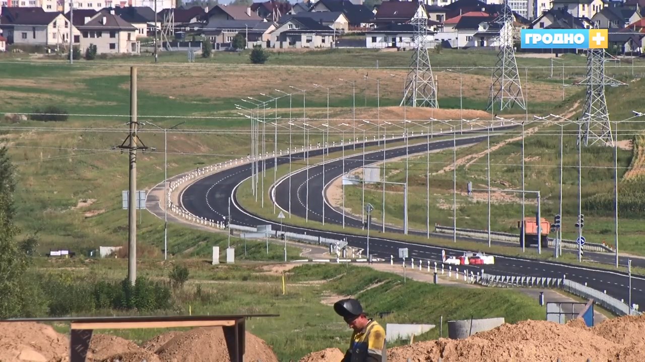 Строители готовятся к засыпке тоннеля над Озерским шоссе: как строят объездную дорогу Гродно