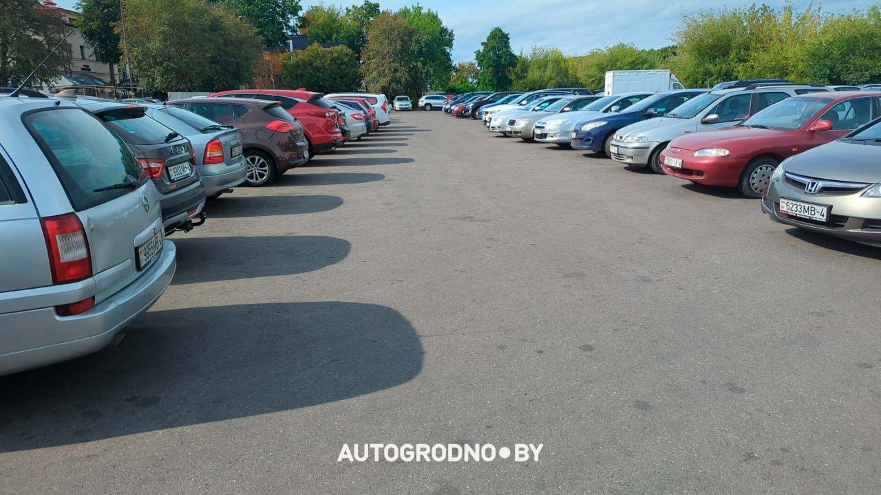 Почему на парковке на Виленской в Гродно нужна разметка. Мнение