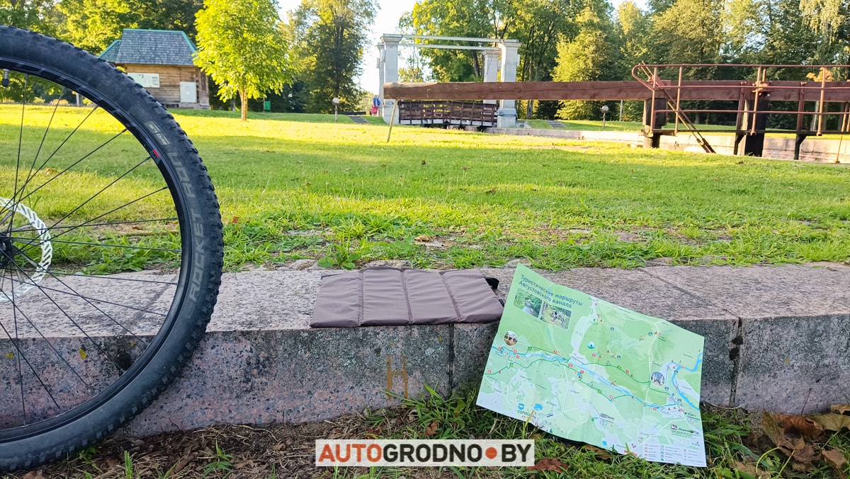 Веломаршрут августовский канал Гродно схема