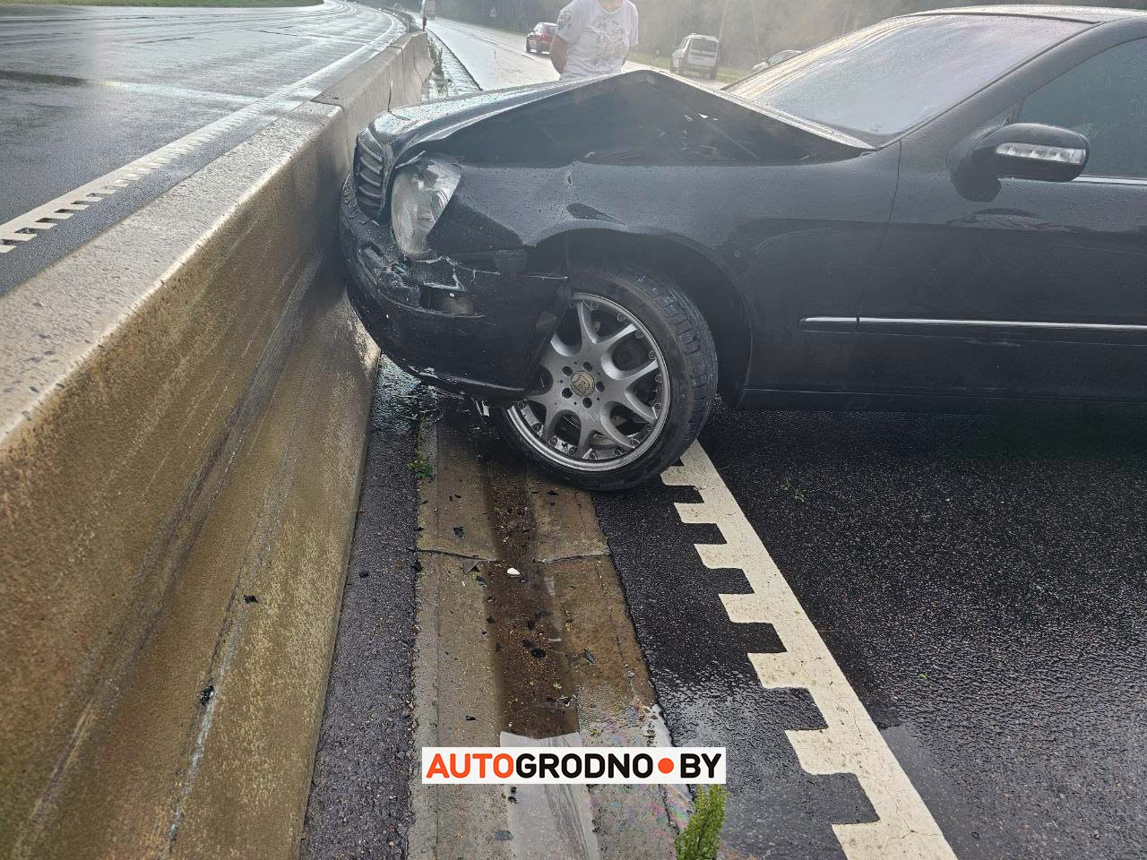 Авария ДТП трасса М6 Минск Гродно Мерседес