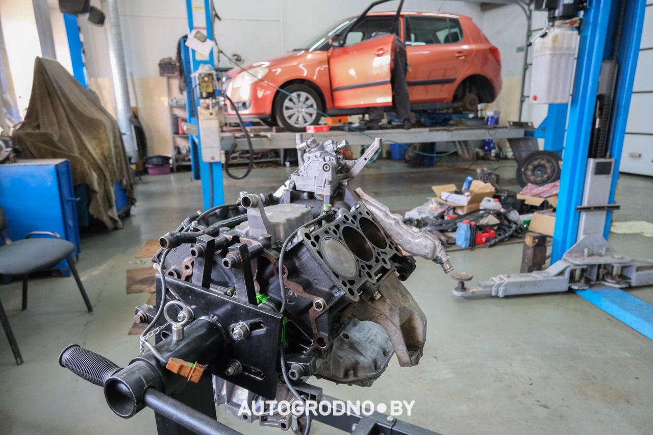 Автосервис УКС Гродно на улице Гаражной