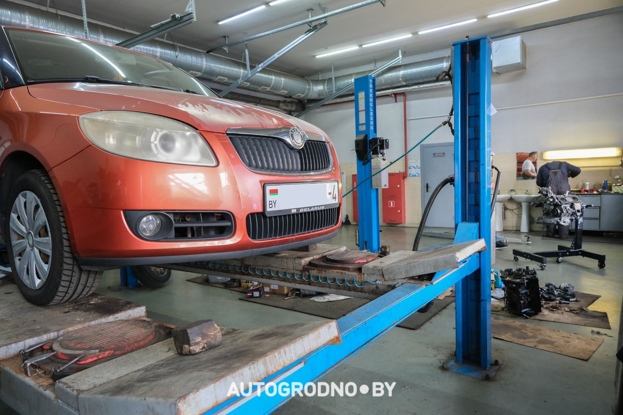 Автосервис УКС Гродно на улице Гаражной