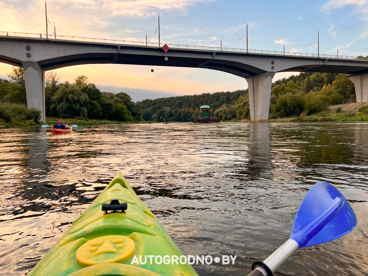 Сплавы на байдарках по Неману в Гродно