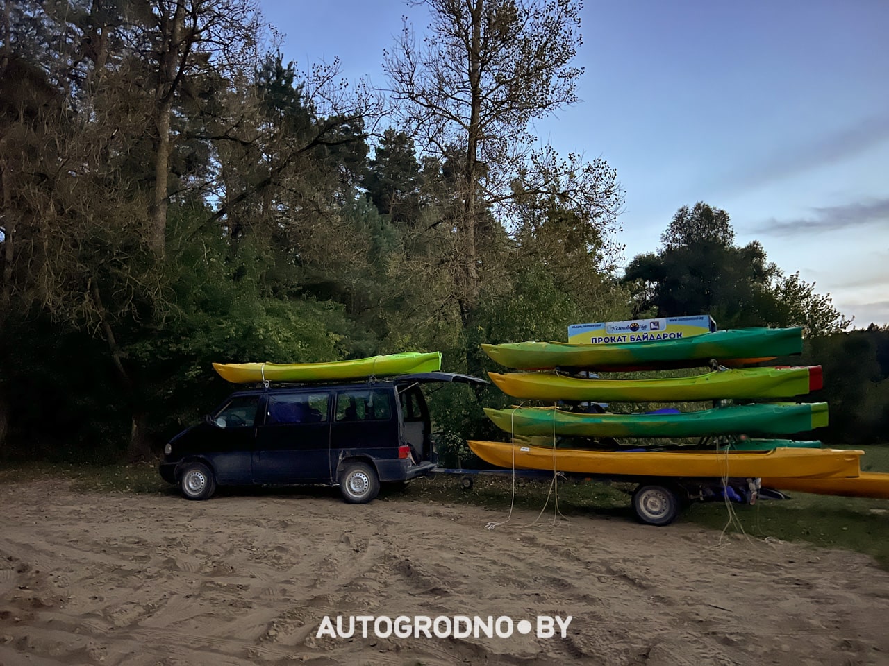 Сплавы на байдарках по Неману в Гродно