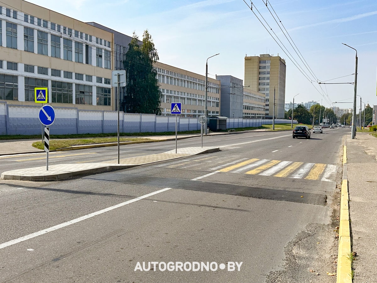 В Гродно установили новые лежачие полицейские