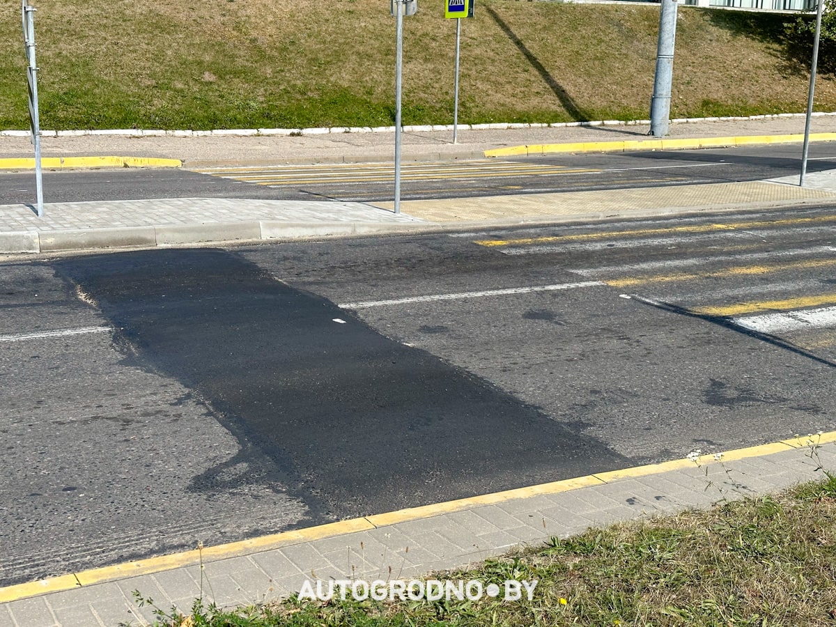 В Гродно установили новые лежачие полицейские