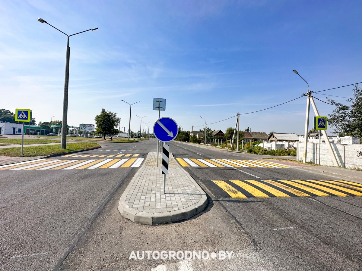 В Гродно установили новые лежачие полицейские