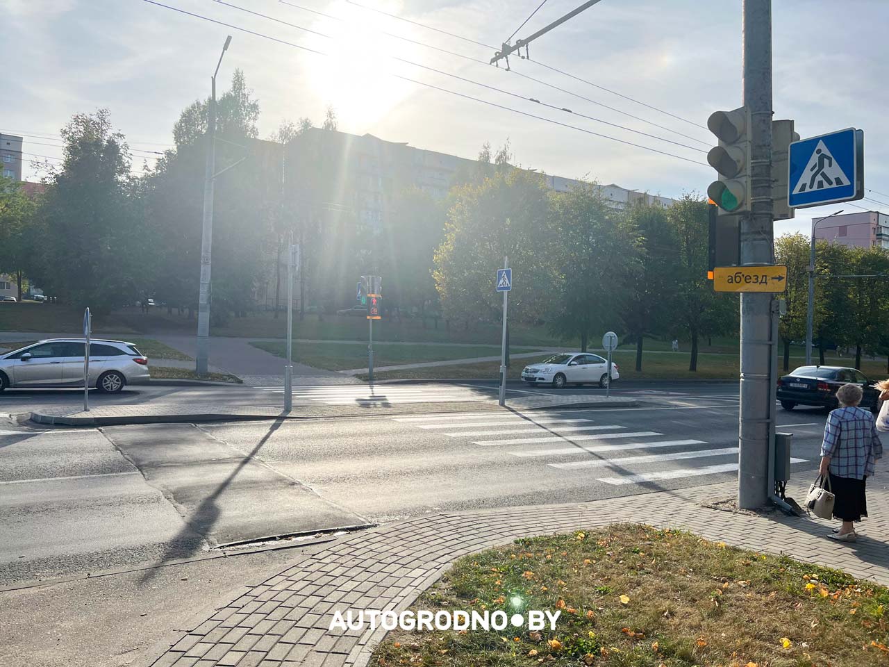 На популярном проспекте в Гродно установили "лежачий полицейский"