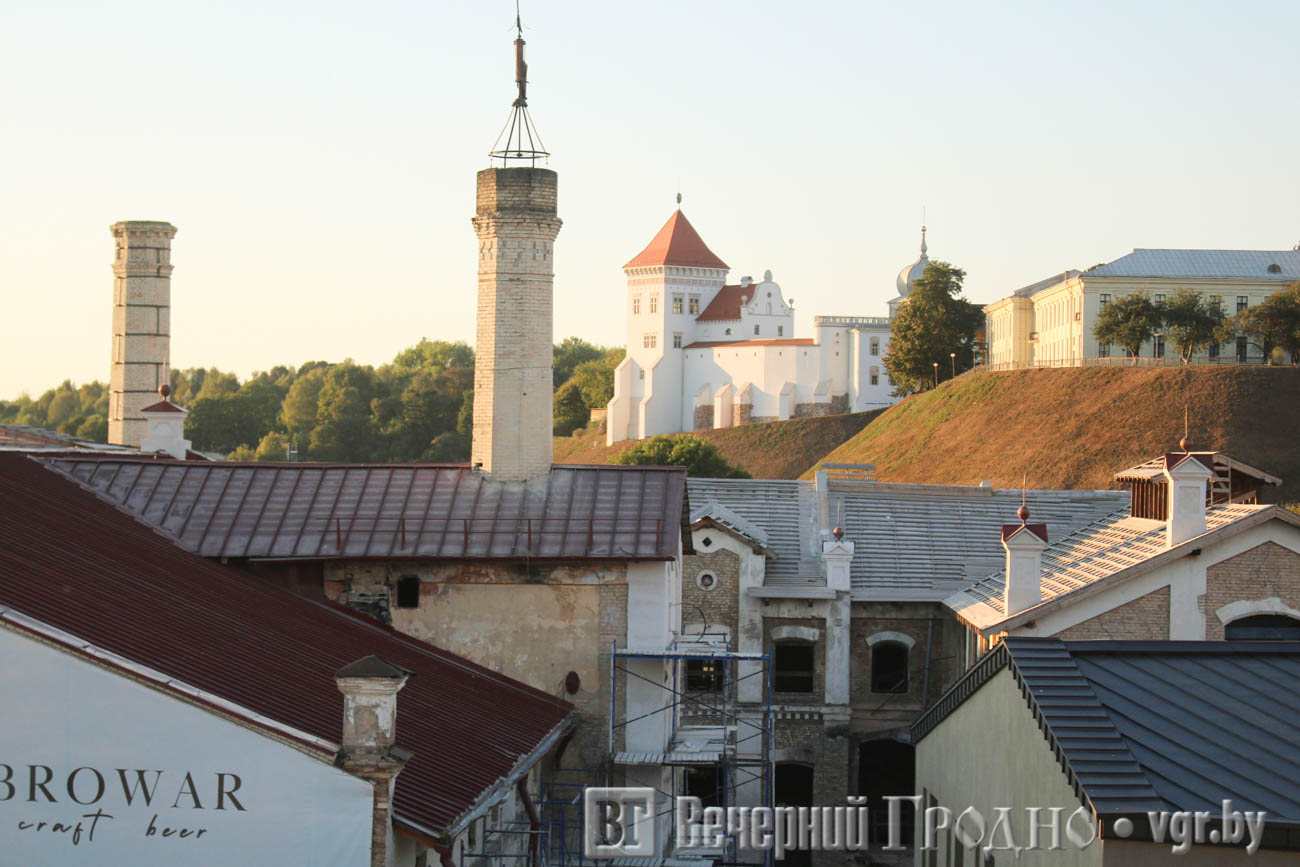 Фотофакт: как выглядят здания бывшего пивзавода Гродно во время реконструкции